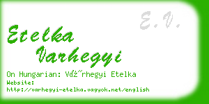 etelka varhegyi business card